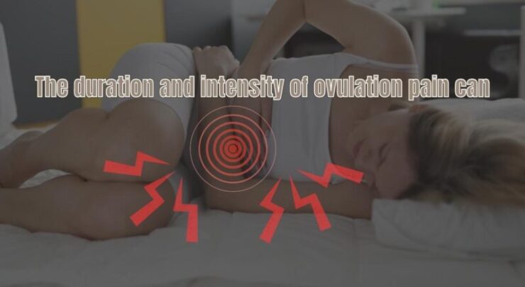 The duration and intensity of ovulation pain can